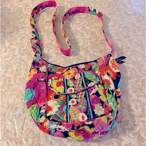 Vera Bradley Crossbody Handbag Va Va Bloom Zipper Closure Gorgeous